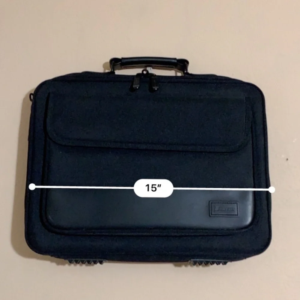 Targus • Black Classic Briefcase Messenger Carry Case Laptop Bag